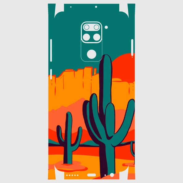 Xiaomi Redmi Note 9 Telefon Kaplama - Arizona - 2
