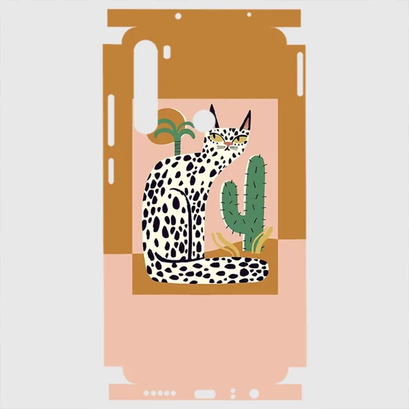 Xiaomi Redmi Note 8 Telefon Kaplama - With Cats