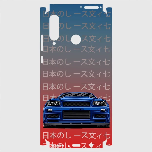 Huawei P30 Lite Telefon Kaplama - Skyline R34 JDM 2 - Resim 2