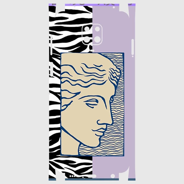 Xiaomi Redmi Note 9s Telefon Kaplama - Leopar Face