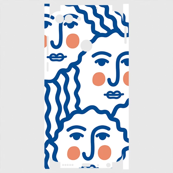 Huawei P Smart Telefon Kaplama - Faces - 2