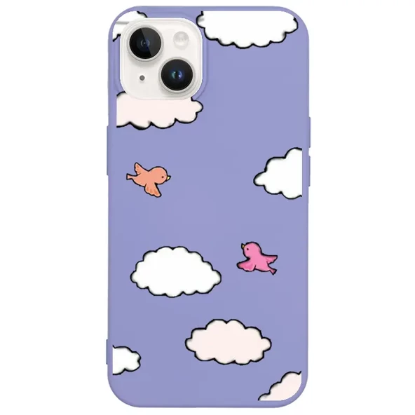 iPhone 14 Plus Lansman Kılıf - Kuş