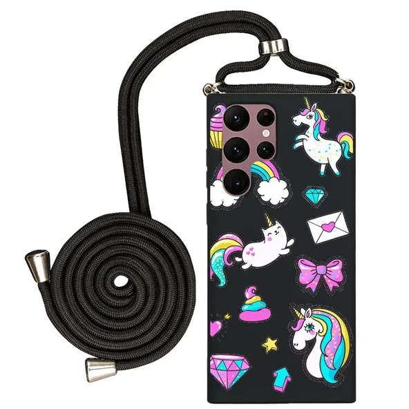Samsung S22 Ultra İpli Lansman Kılıf - Unicorns Blank