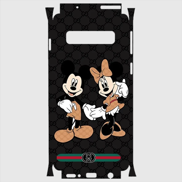 Samsung S10 Telefon Kaplama - Mickey Çift - 2