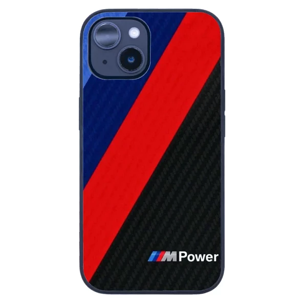 iPhone 14 Tamperli Glossy Cam Kapak - BMW 9 - 2