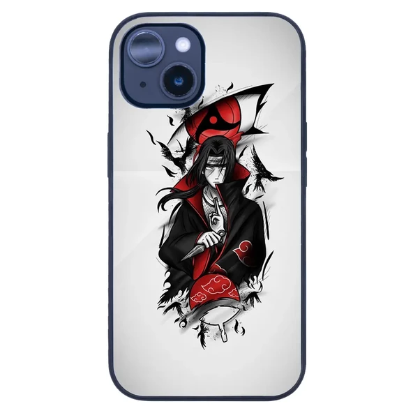 iPhone 14 Tamperli Glossy Cam Kapak - Anime 2 - 2