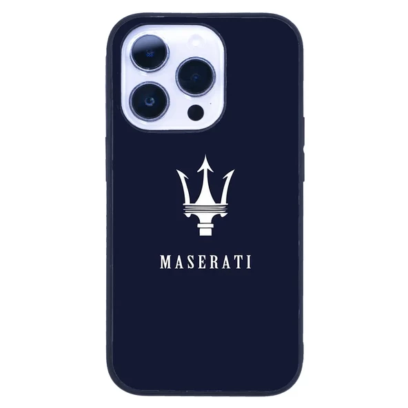 iPhone 14 Pro Tamperli Glossy Cam Kapak - Maserati