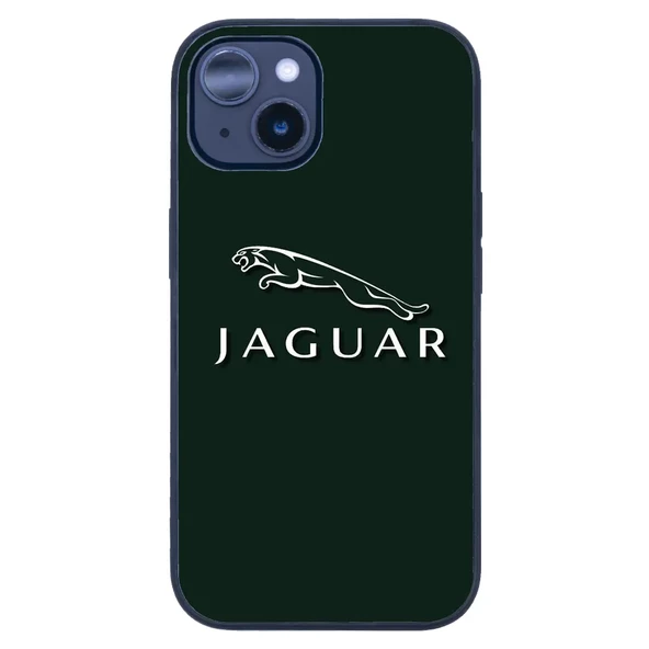iPhone 14 Plus Tamperli Glossy Cam Kapak - Jaguar