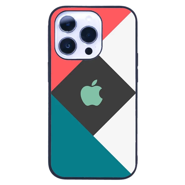 iPhone 14 Pro Max Tamperli Glossy Cam Kapak - Colors Ap