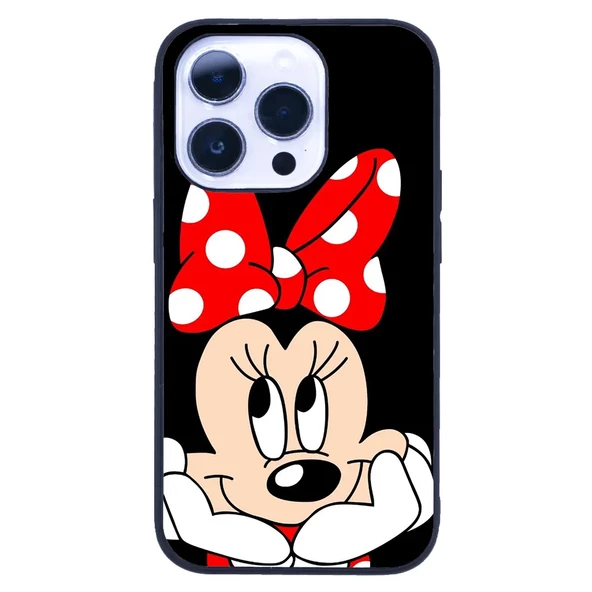 iPhone 14 Pro Tamperli Glossy Cam Kapak - Mickey 2