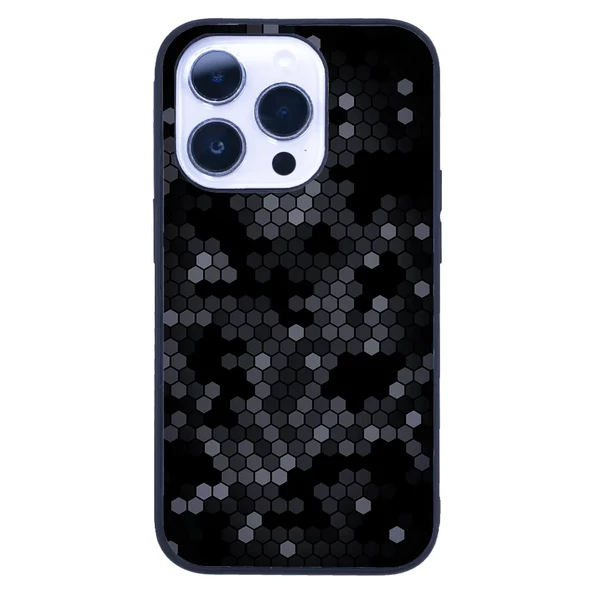 iPhone 14 Pro Tamperli Glossy Cam Kapak - Petek - 2