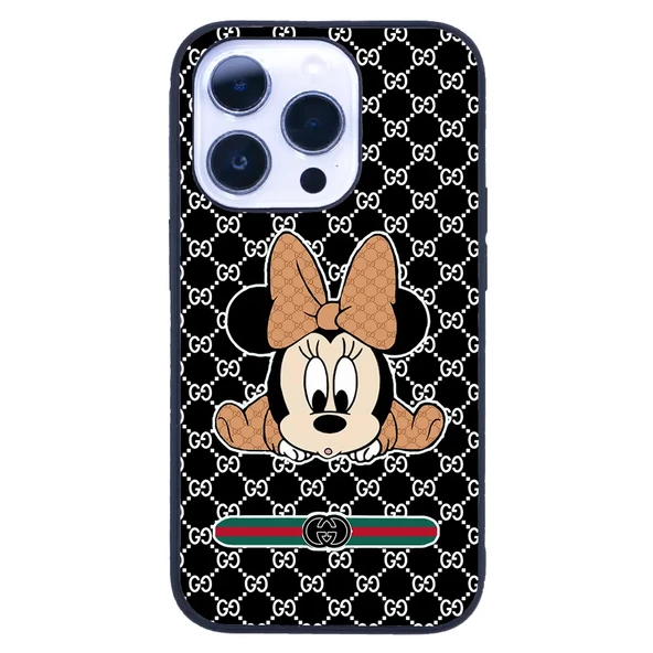 iPhone 14 Pro Tamperli Glossy Cam Kapak - Mickey 4
