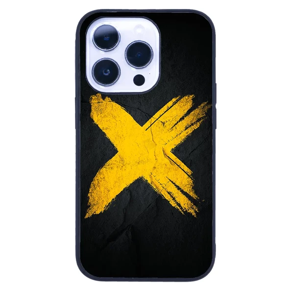 iPhone 14 Pro Max Tamperli Glossy Cam Kapak - X