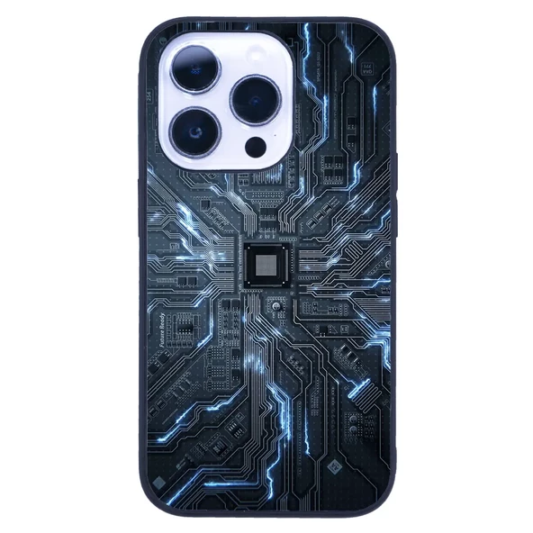 iPhone 14 Pro Max Tamperli Glossy Cam Kapak - Chip 1
