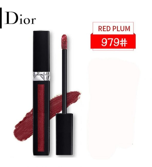 Dior Rouge Liquid 979 Posion Metal Ruj