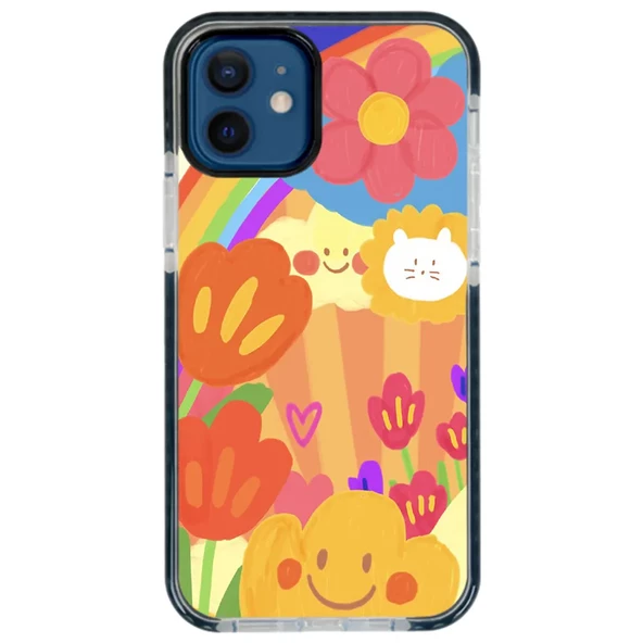 iPhone 12 Mini Impact Case - Flower