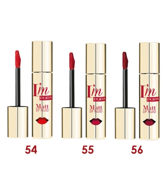 Pupa Milano Ruj - Red Queen I'm Mat Lip Fluid 4ml 054 ürün görseli