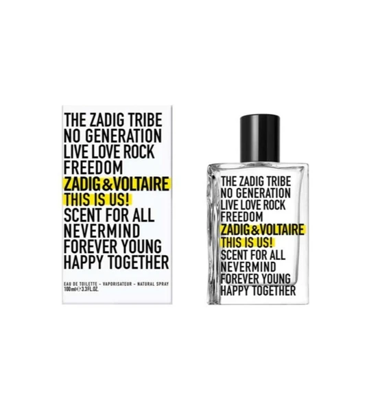 Zadig & Voltaire This Is Us Edt 100 Ml Unisex Parfüm