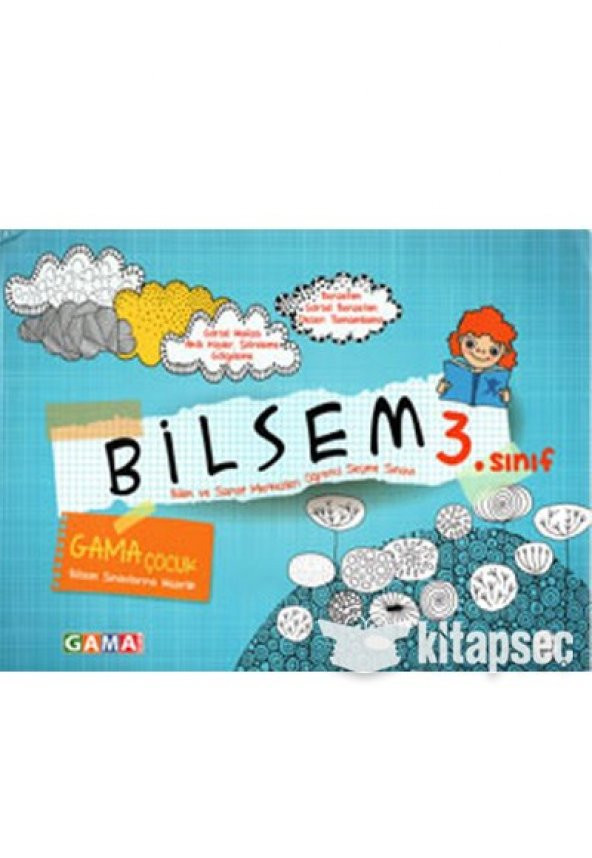 2021 3.Sınıf Bilsem Sınavlarına Hazırlık Gama Yayınları