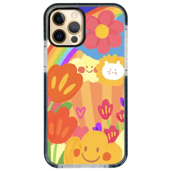 iPhone 12 Pro Max Impact Case - Flower