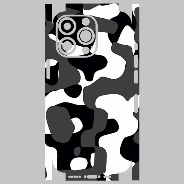 Apple iPhone 13 Pro Telefon Kaplama - Grey Camouflage