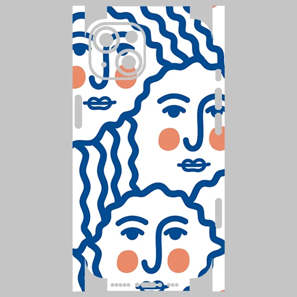 Apple iPhone 14 Telefon Kaplama - Faces