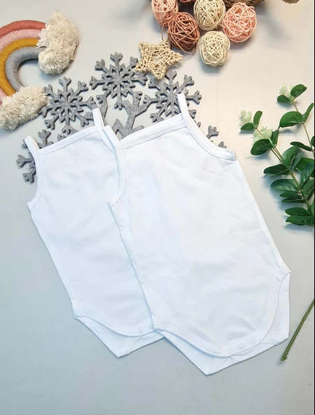 İp Askılı Jakarlı Body(2Adet) - 2