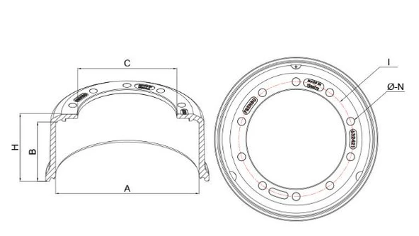 TIRSAN ÇAKMALI 18CM KAMPANA - 2