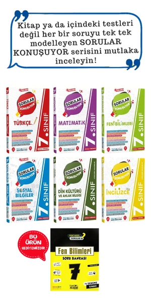 7.Sınıf Sorular Konuşuyor Seti ürün görseli 1