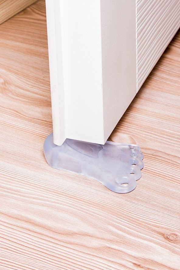 OMAK DECO BELLA 2li Ayak Şekilli Kapı Stoperi Kapı Altı Tutacak Oda Kapısı Tutucu Aparat