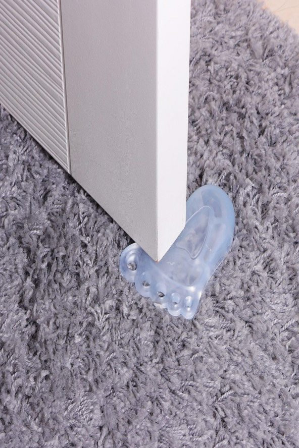 OMAK DECO BELLA 2li Ayak Şekilli Kapı Stoperi Kapı Altı Tutacak Oda Kapısı Tutucu Aparat - 2