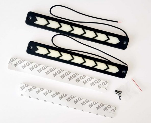 Gündüz Ledi Farı SuGeçirmez Beyaz Işık Esnek Ayarlanabilir 1 Çift - 2