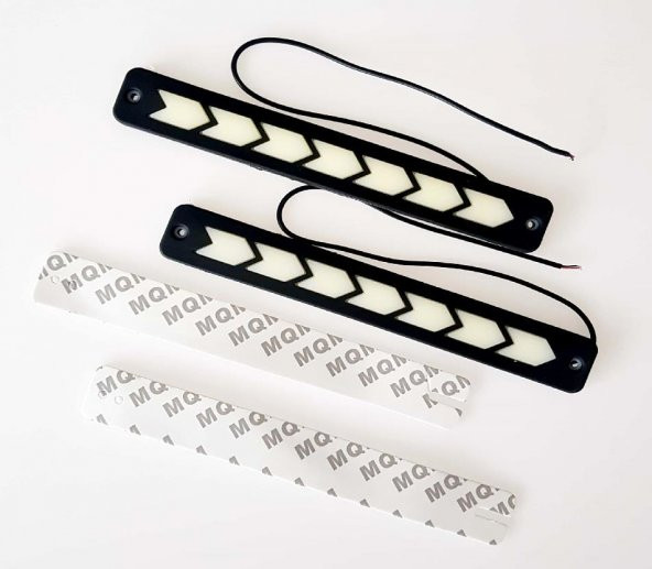 Gündüz Ledi Farı SuGeçirmez Beyaz Işık Esnek Ayarlanabilir 1 Çift - 3