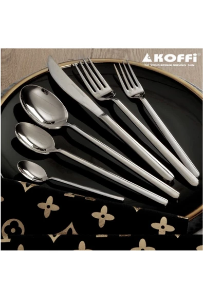 Koffi 36 Parça Çatal Kaşık Bıçak Seti - 2