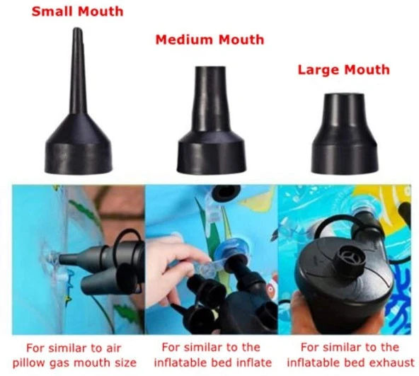 12V Araç Çakmağından Çalışan 3 Başlık Çift Fonk. Elektrikli Pompa - 4