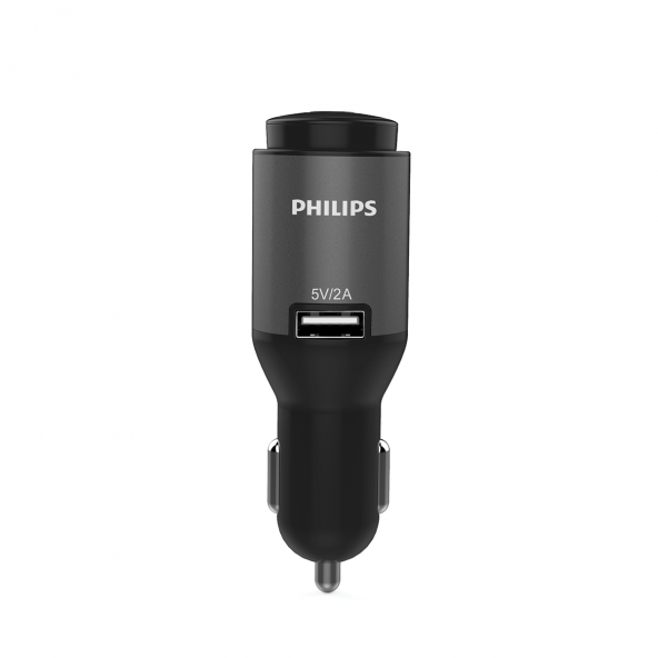 Philips SHB1803 Bluetooth Mono Kulaklık & Araç Şarj Cihazı Bir Arada Combo Ürün