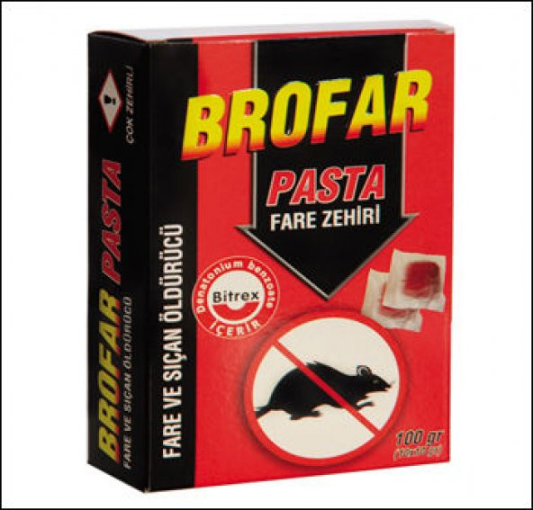 Brofar Pasta Sıçan Ve Fare Zehiri Pakette 10 Adet Pasta - 2