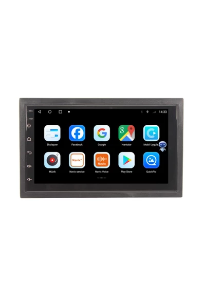 Fiat Fiorino Android 12 Multimedya Universal Double Ekran Teyp-1 Gb Ram Uyumlu