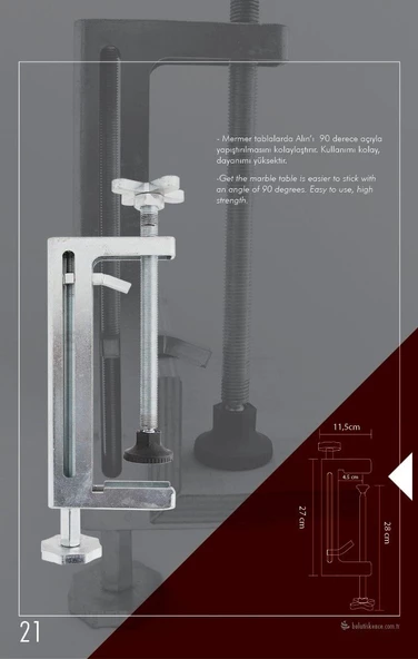 BULUT Özel Mermerci İşkencesi 22 cm - 4