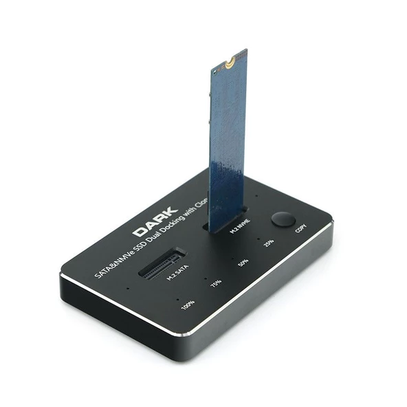 DARK DK-AC-DSDM2C M.2 NVME&SATA SSD İSTASYON,KLON - 6