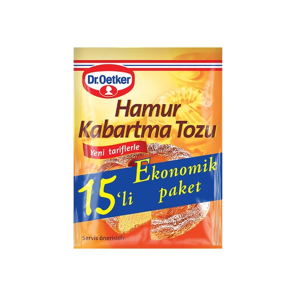 Dr.Oetker Kabartma Tozu 15 li + Vanilya 15 li x 8 li Ekonomik Paket - 2