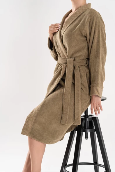 Soley | Soprano | %100 Pamuklu Premium Bornoz - 11