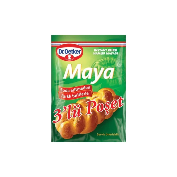 Dr.Oetker Kabartma Tozu 15 li + Vanilya 15 li + Maya 3 lü Ekonomik Paket - 4