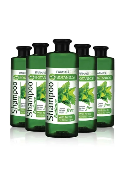 FARMASİ Botanics Isırgan Özlü Şampuan 500 ml x 5 Adet