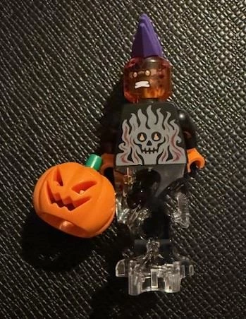 Orjinal Lego Minifigür Fiery Ghost with Pumpkin ürün görseli