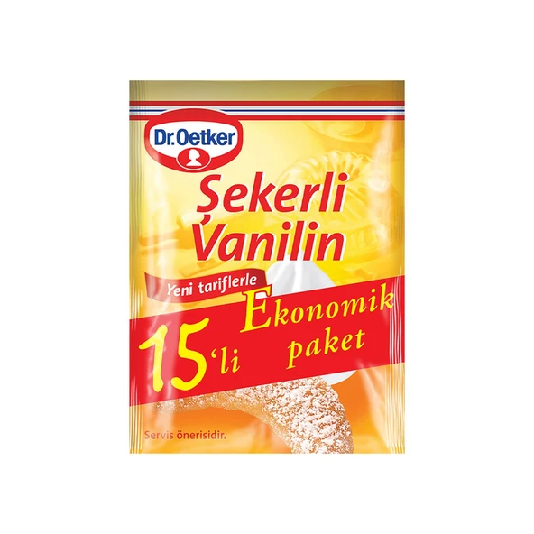 Dr.Oetker Kabartma Tozu 15 li + Vanilya 15 li x 8 li Ekonomik Paket - 3