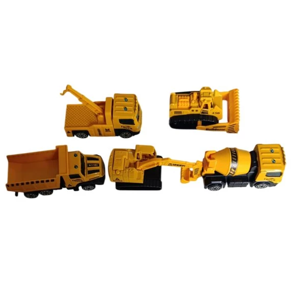 XG879-220 CAR ALLIANCE 5 Lİ İŞ MAKİNESİ SETİ 7cm - 2