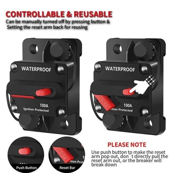Dc Sigorta 40A Waterproof - 2