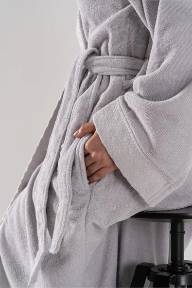 Soley | Soprano | %100 Pamuklu Premium Bornoz - 4