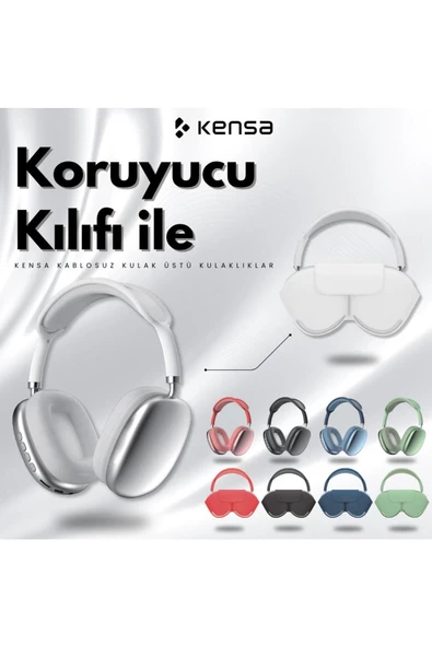 Kensa KULAK ÜSTÜ BT KULAKLIK TAŞIMA KILIFLI ULTRA GÜÇLÜ VE DAYANIKLI Hİ-Fİ KALİTESİNDE SES